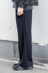 【ETHOSENS】"Super140's wool pin tuck sweatpants"